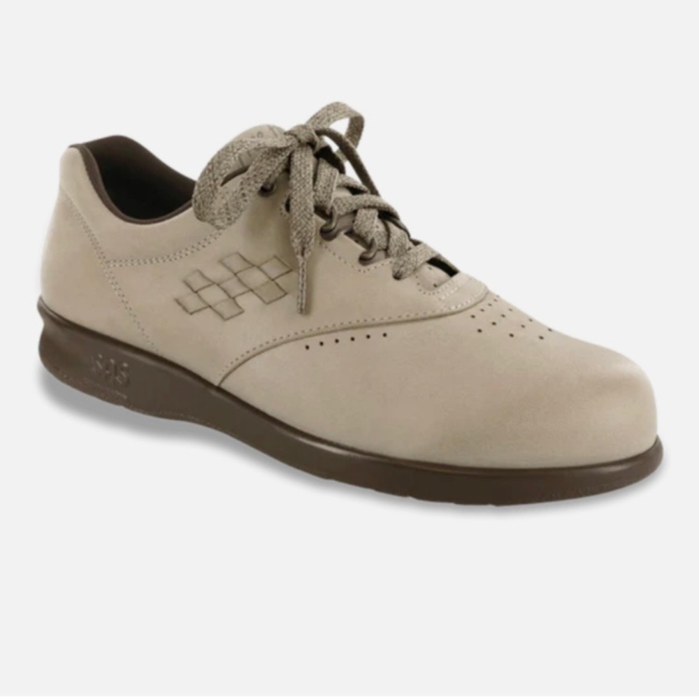 SAS Freetime Suede Comfort Walking Shoe in Sage suede, US Women size 10 WW